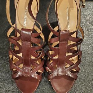 Womens via Spiga 3" strappy heels sz 7.5 NWOT